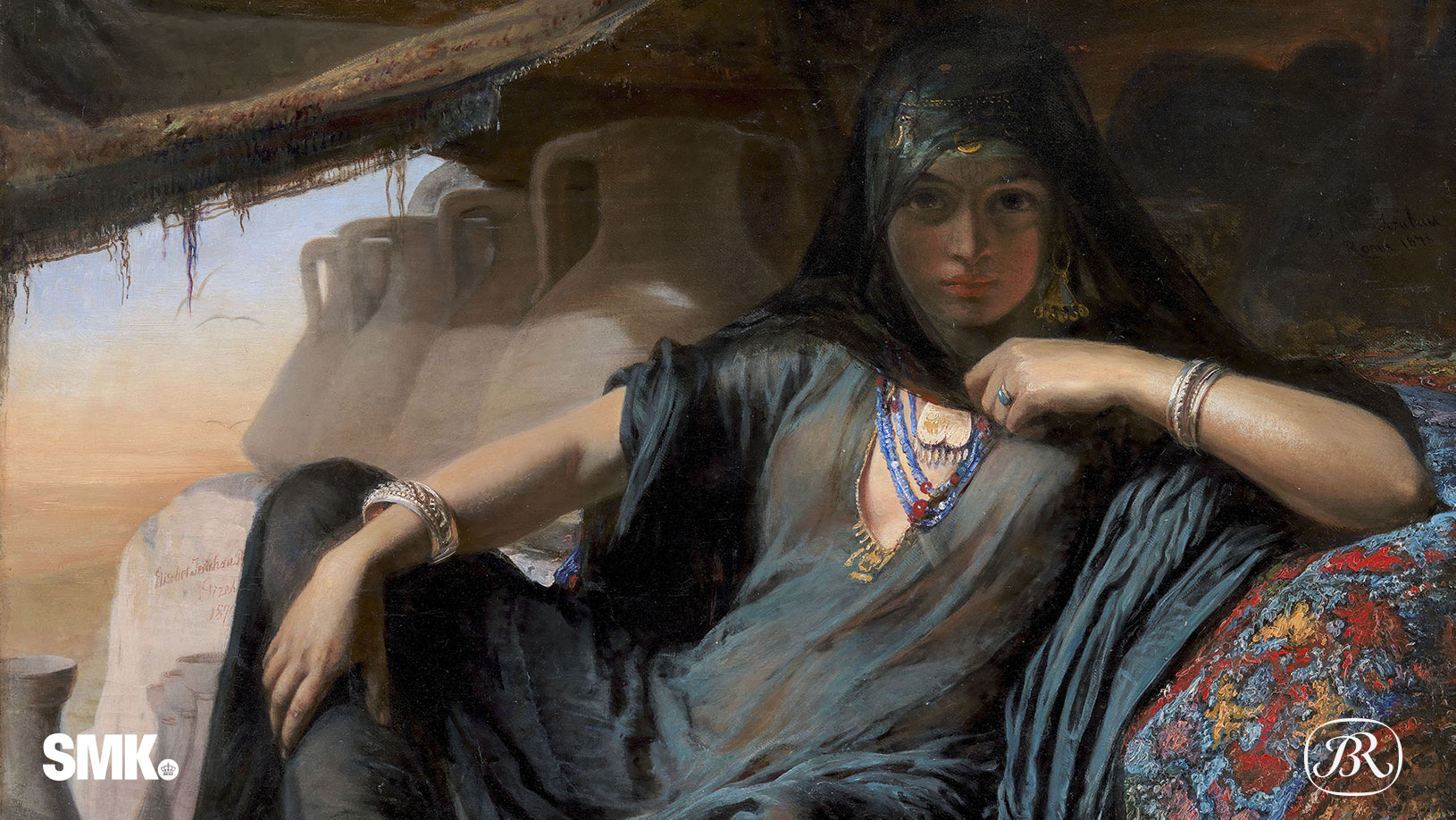 Elisabeth Jerichau Baumann: An Egyptian Pot Seller at Gizeh